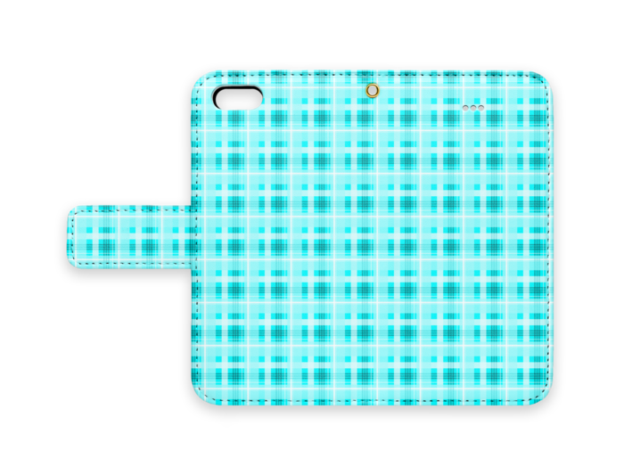 手帳型iPhoneケース - iPhone5 - ストラップ穴 あり