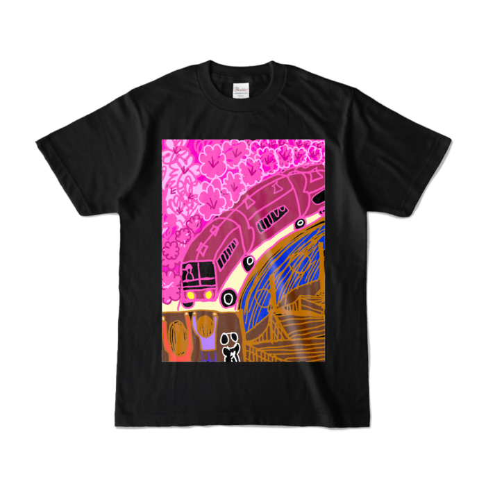 カラーTシャツ - S - ブラック (濃色)