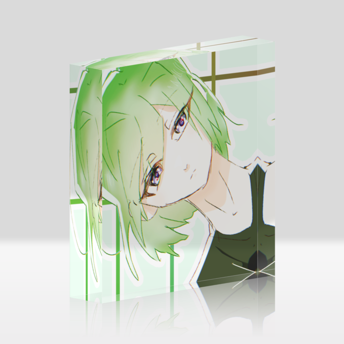 アクリルブロック - 100 × 100mm