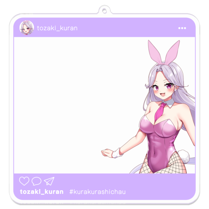 アクリルキーホルダー - 100 x 100 (mm)