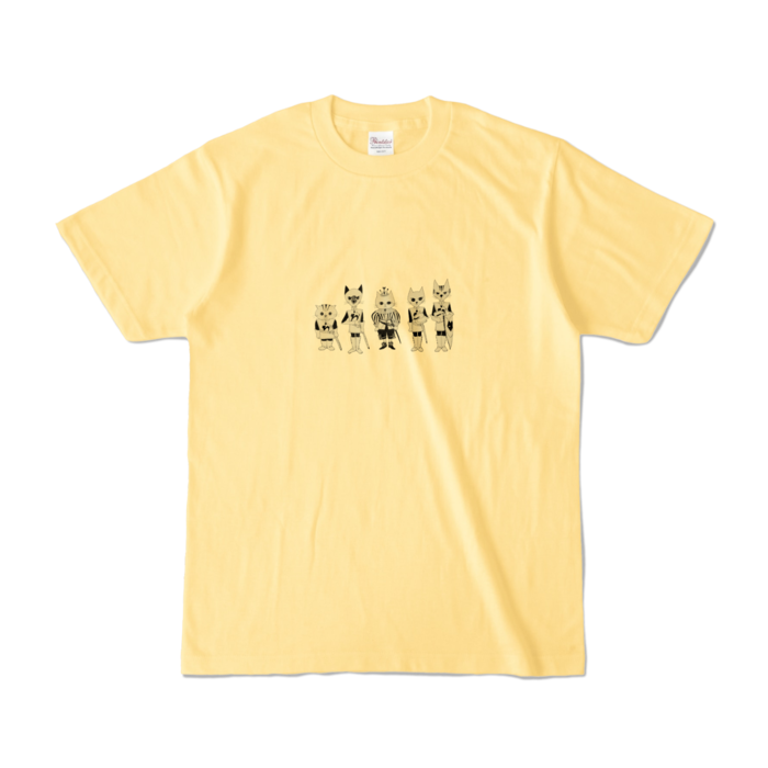 カラーTシャツ - S - ライトイエロー (淡色)