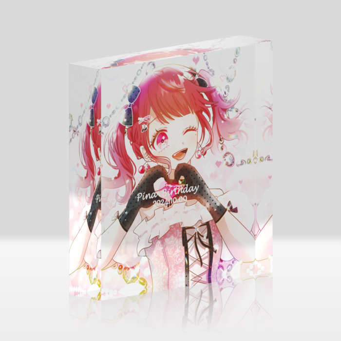 アクリルブロック - 100x100mm