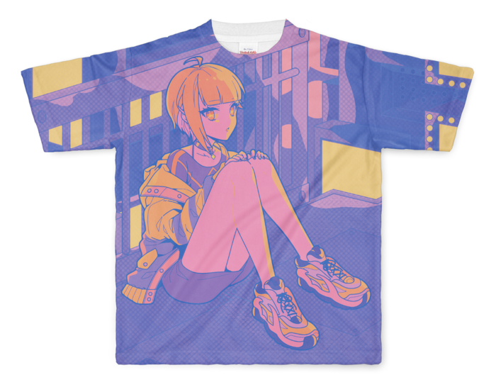 フルグラフィックT - L - 正面印刷のみ