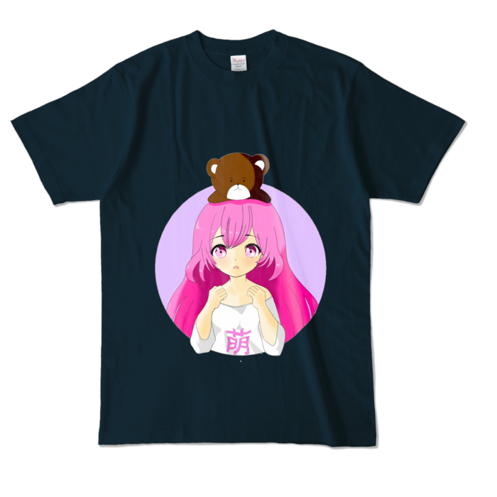 カラーTシャツ - L - ネイビー (濃色)