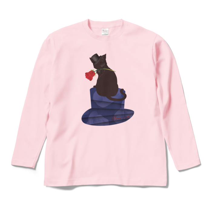 ロングスリーブTシャツ - M - ライトピンク