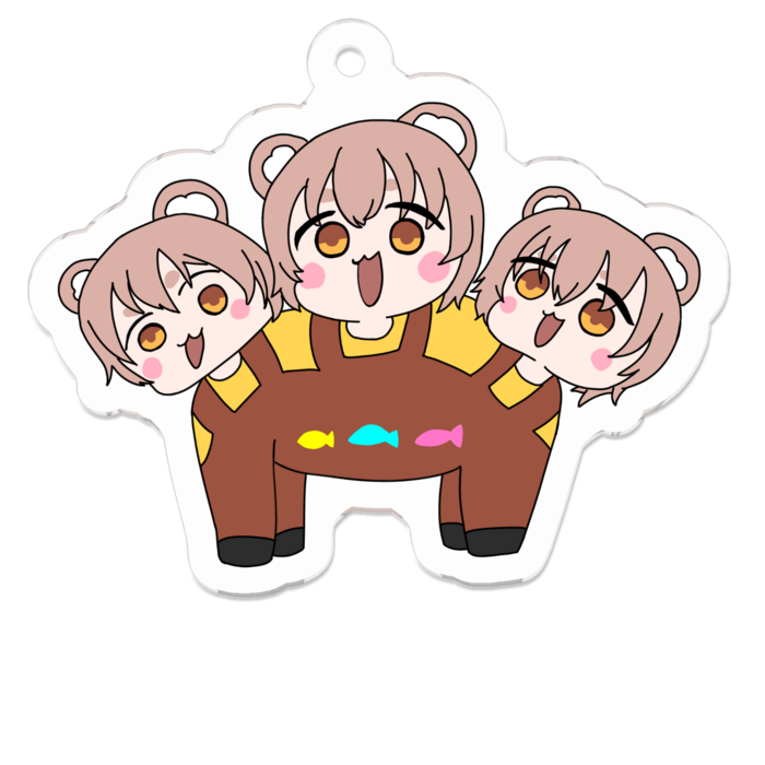 アクリルキーホルダー - 50 x 50 (mm)