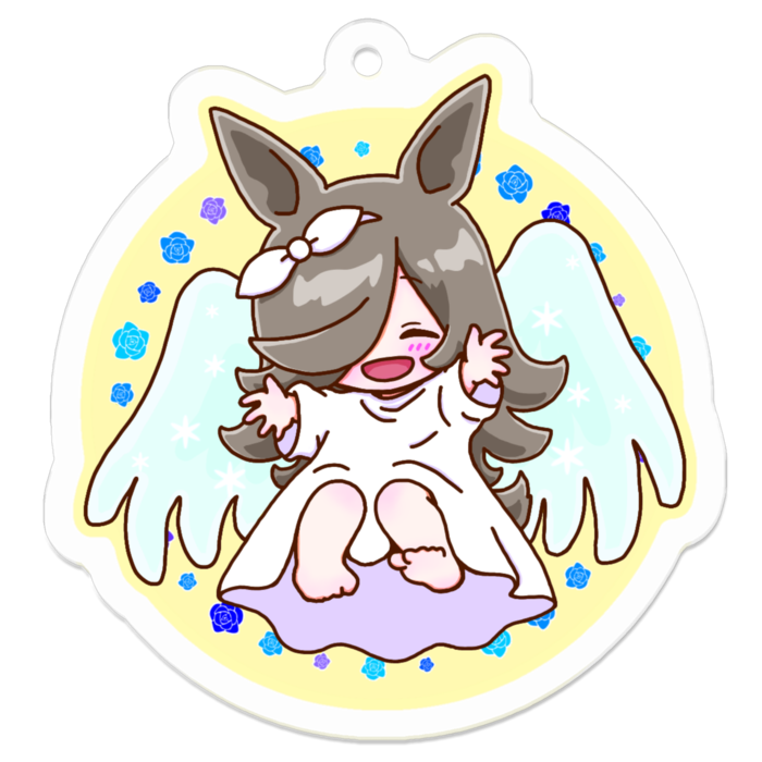 アクリルキーホルダー - 50 x 50 (mm)