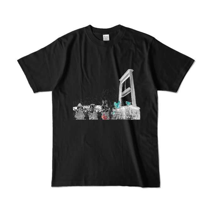 GUILLOTINE TEE / BLK -SIZE L-