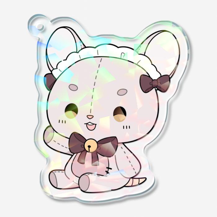 ホログラムアクリルキーホルダー - 50 × 50mm