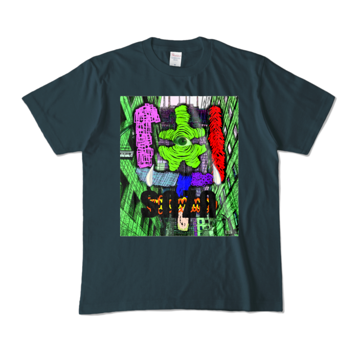 カラーTシャツ - M - デニム (濃色)