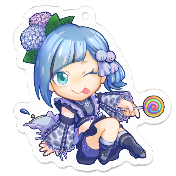 アクリルキーホルダー - 50 x 50 (mm)