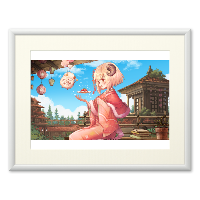 ひつじ（朝）- A3