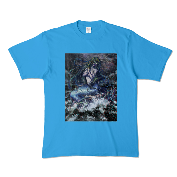 カラーTシャツ - XL - ターコイズ (濃色)