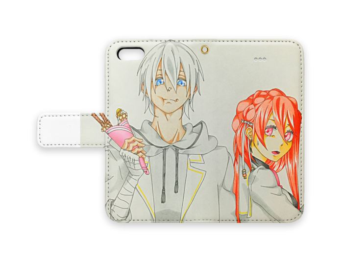 手帳型iPhoneケース - iPhone 5 / SE - ストラップ穴 あり