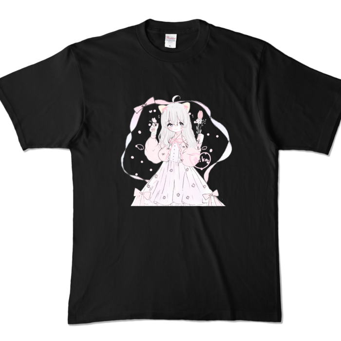 カラーTシャツ - XL - ブラック (濃色)