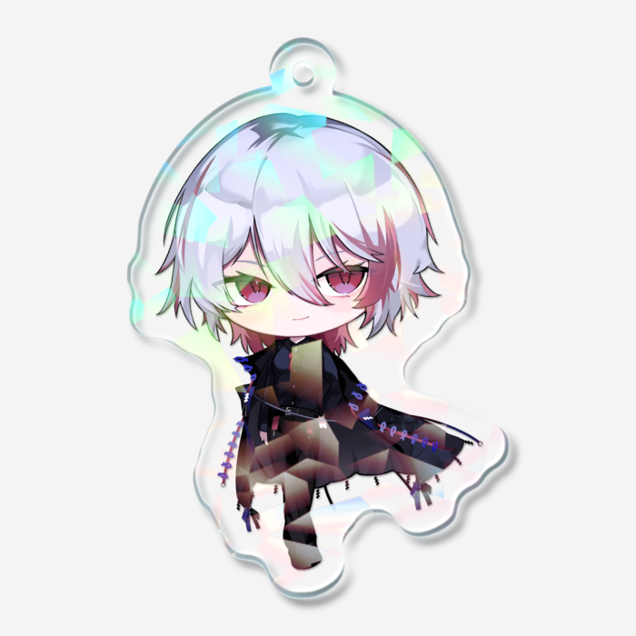 穴底ロク ホログラムアクキー（SD立ち絵）