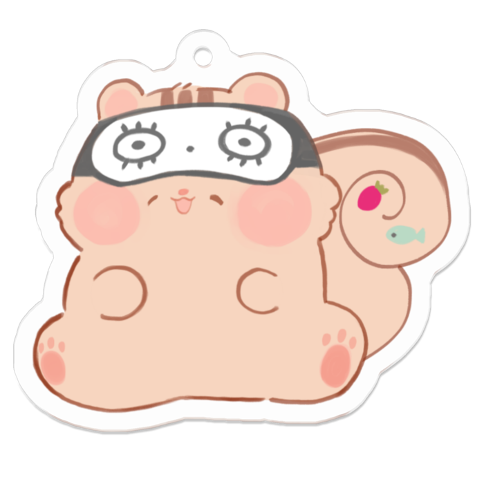 アクリルキーホルダー - 50 x 50 (mm)