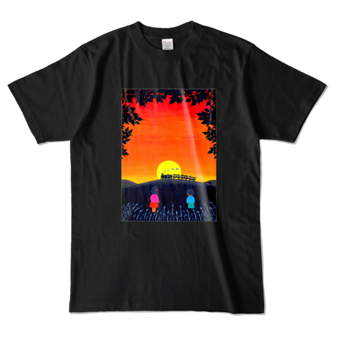 カラーTシャツ - L - ブラック (濃色)