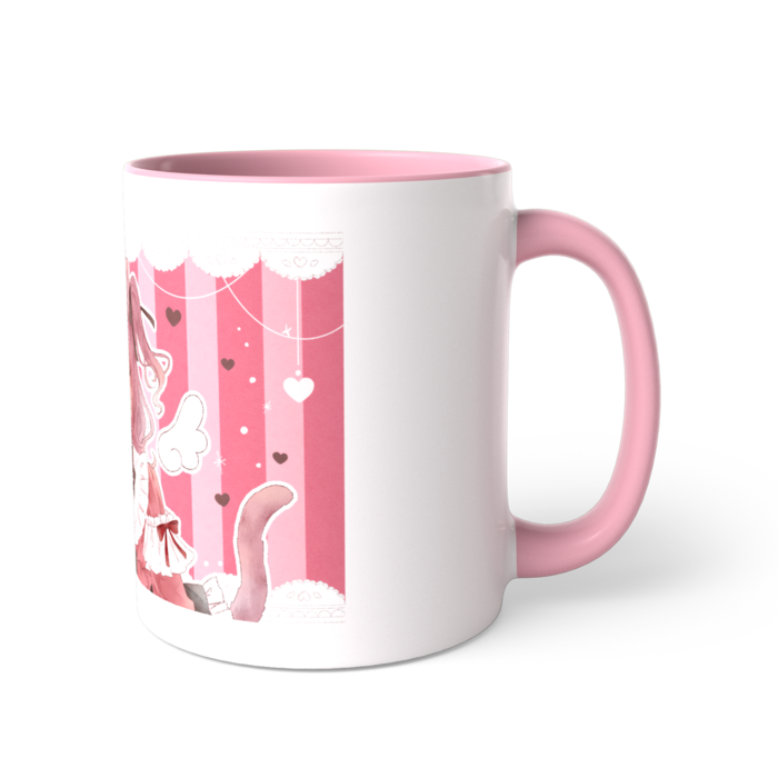 ツートンカラーマグカップ - 直径 8.2cm / 高さ 9.5cm