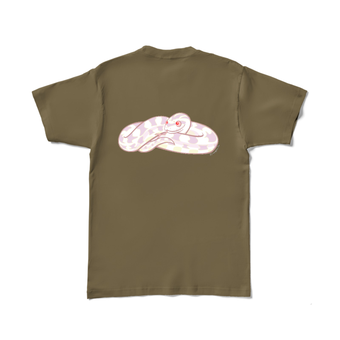 カラーTシャツ - L - オリーブ (濃色)