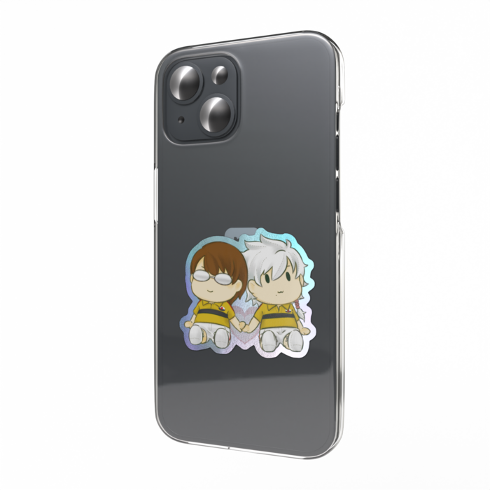 オーロラスマホステッカー - W55 × H91mm 以内