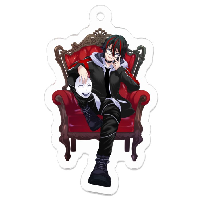 アクリルキーホルダー（コーティング） - 50 x 50 (mm)