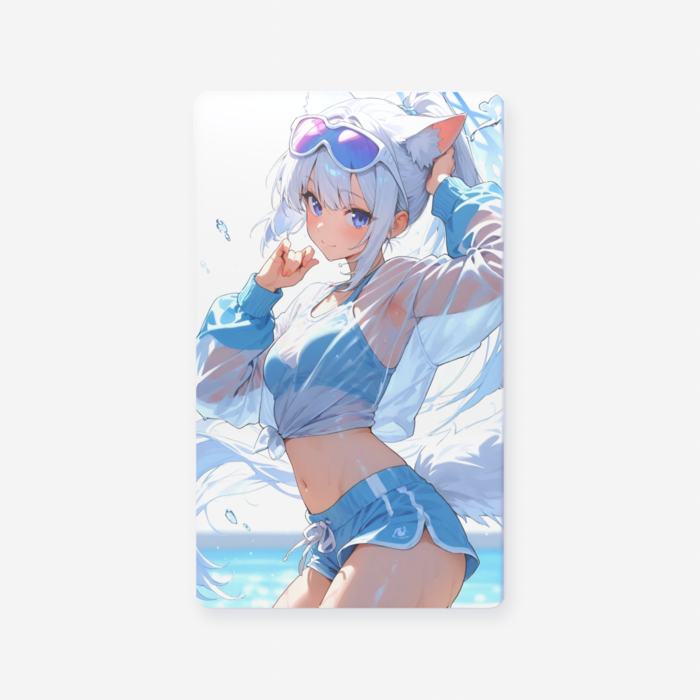 クリアカード - 名刺（55 × 91mm）