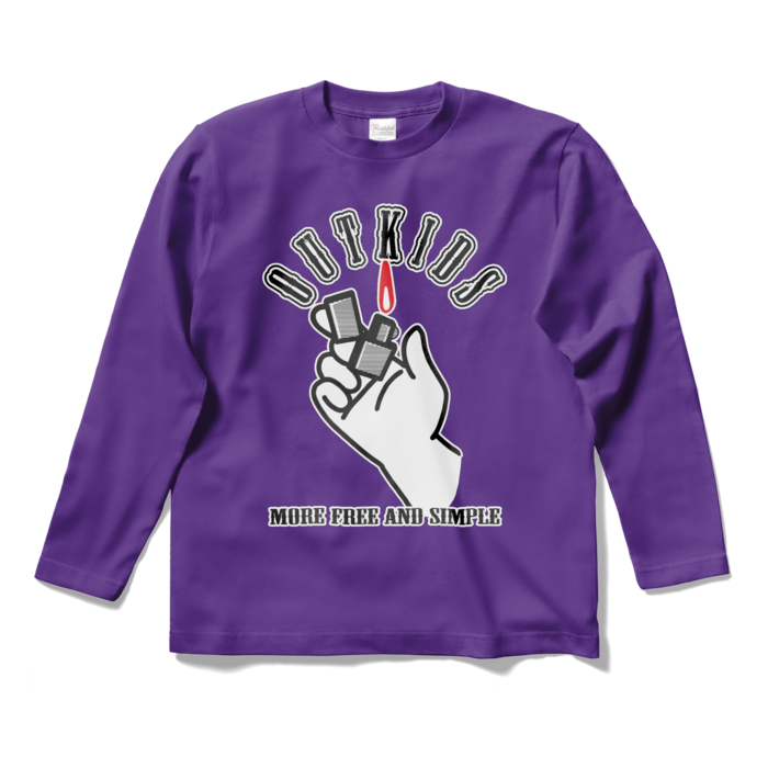 ロングスリーブTシャツ - S - パープル