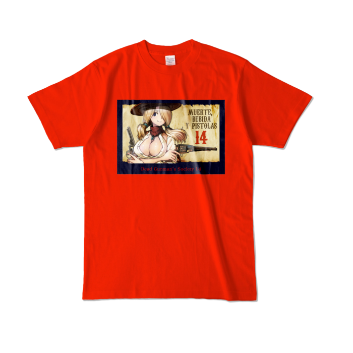 カラーTシャツ - L - レッド (濃色)