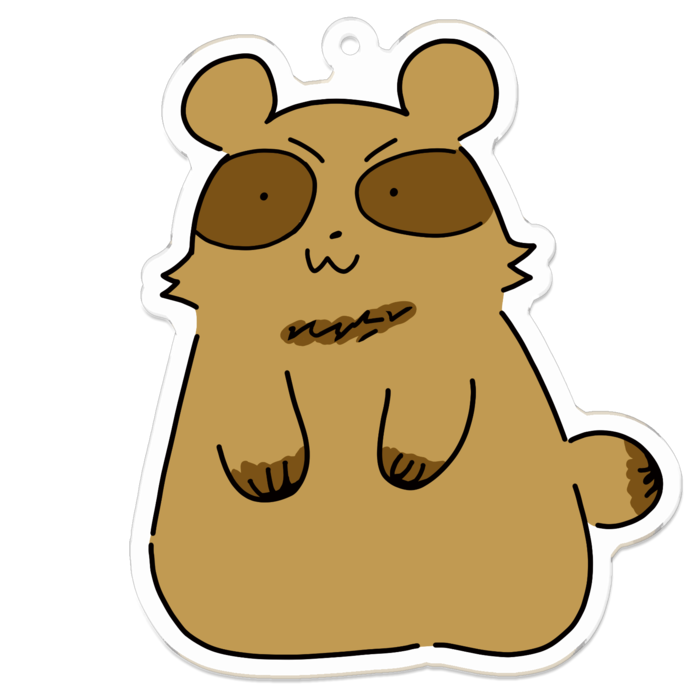 アクリルキーホルダー - 70 x 70 (mm)