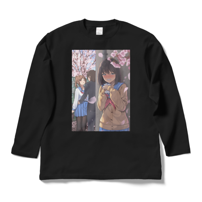 ロングスリーブTシャツ - L - ブラック / Long-sleeve T-Shirt - L -Black