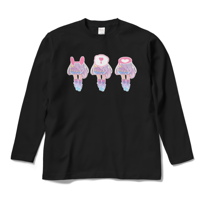 ロングスリーブTシャツ - M - ブラック