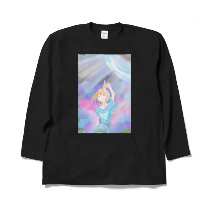 ロングスリーブTシャツ - XL - ブラック