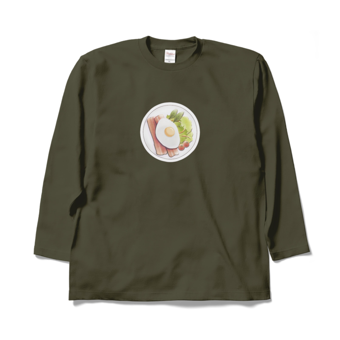 ロングスリーブTシャツ アーミーグリーン XL