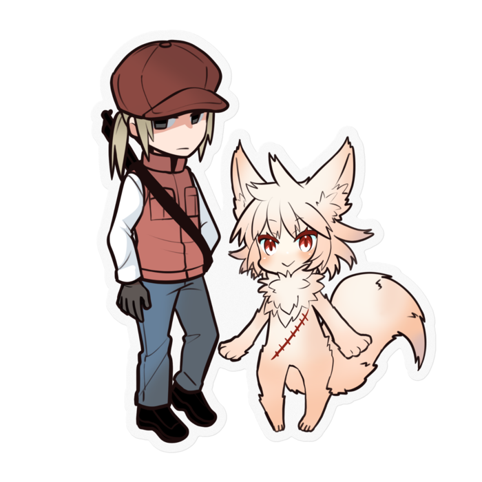 ステッカー - 100 x 100 (mm)