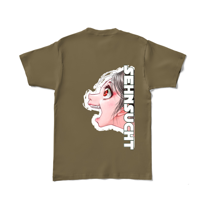 カラーTシャツ - L - オリーブ (濃色)