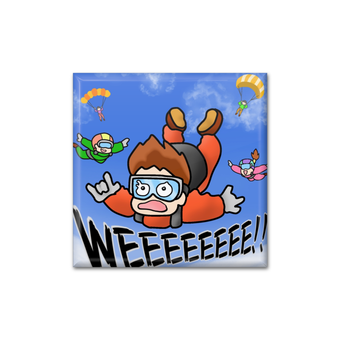 缶バッジ - 四角形40mm