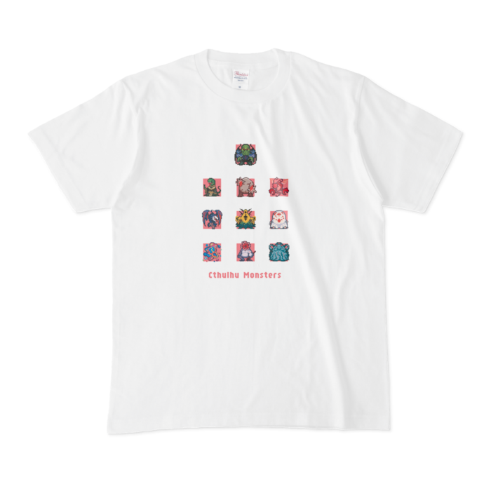 Tシャツ - M - 白【pink】