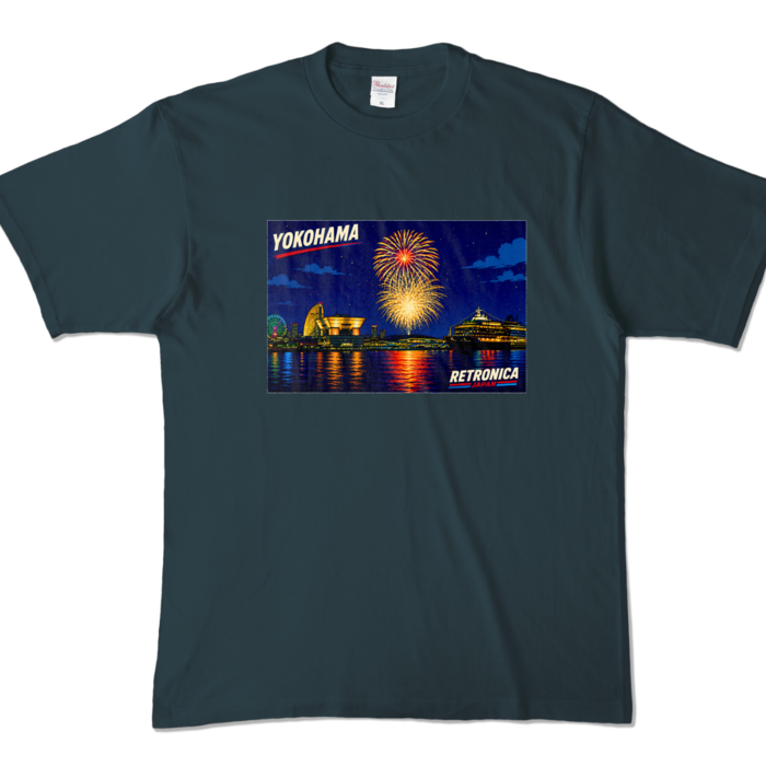 カラーTシャツ - XL - デニム (濃色)