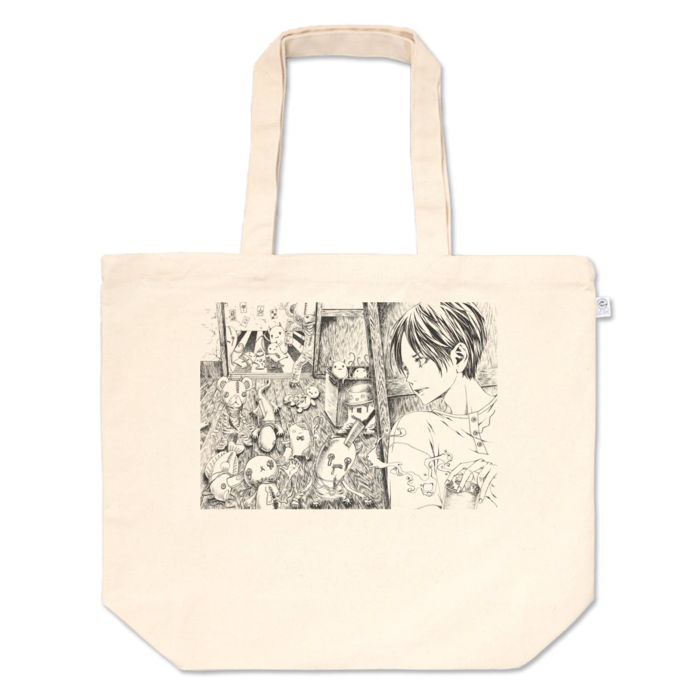 トートバッグ - L - プリント面積中