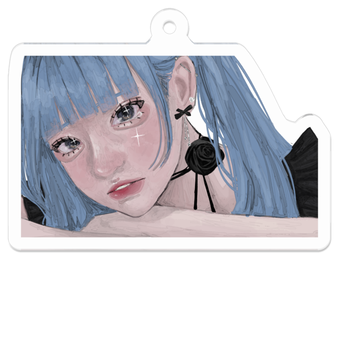 アクリルキーホルダー - 50 x 50 (mm)