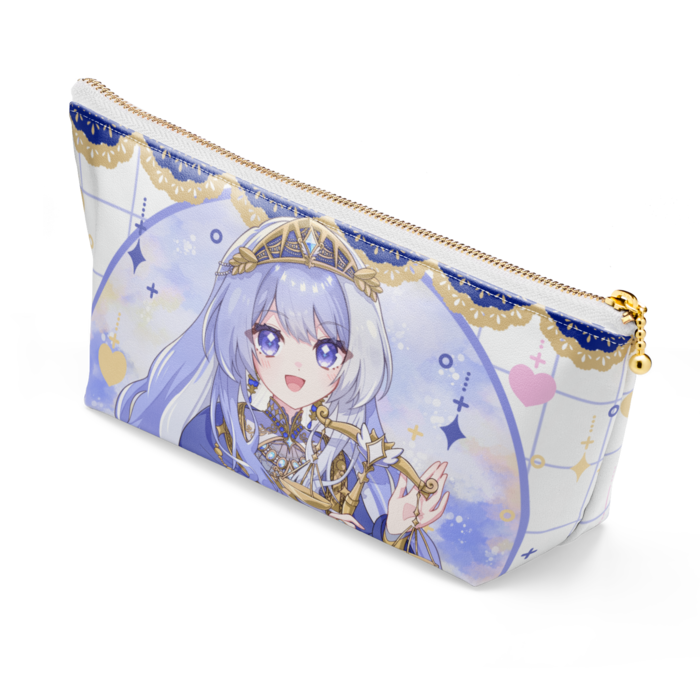 ポーチ - 長さ21.5cm / 高さ10cm - ホワイト