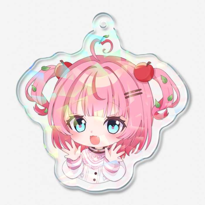 ホログラムアクリルキーホルダー - 50 × 50mm