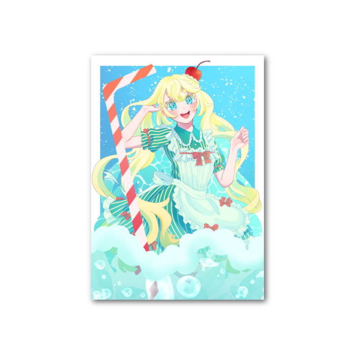 フォト風カード - 縦 - 片面