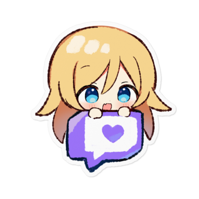 ステッカー - 100 x 100 (mm)