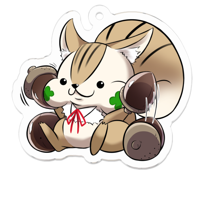 アクリルキーホルダー - 50 x 50 (mm)