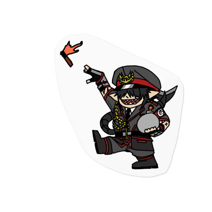 ステッカー - 100 x 100 (mm)