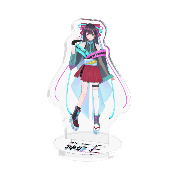 神坂仁アクリルフィギュアS - 50x50mm