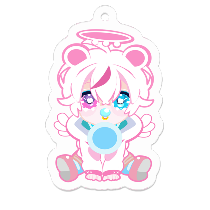 アクリルキーホルダー - 50 x 50 (mm)