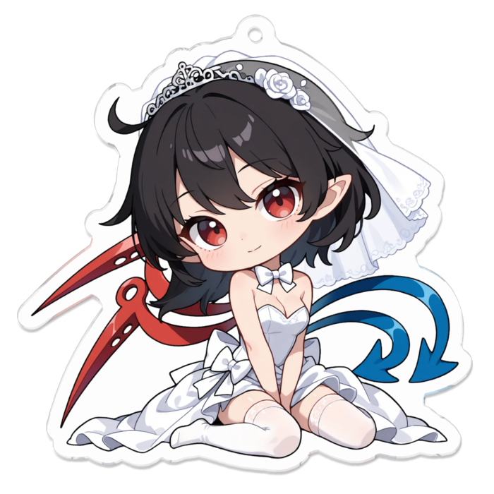 アクリルキーホルダー - 70 x 70 (mm)(キャラのみ)